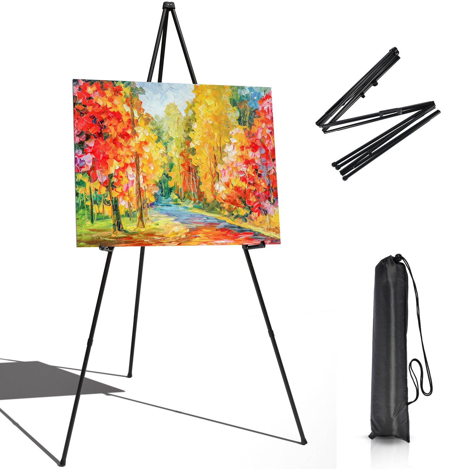 Portable Lightweight Multicolor Alloy Easel For Painting