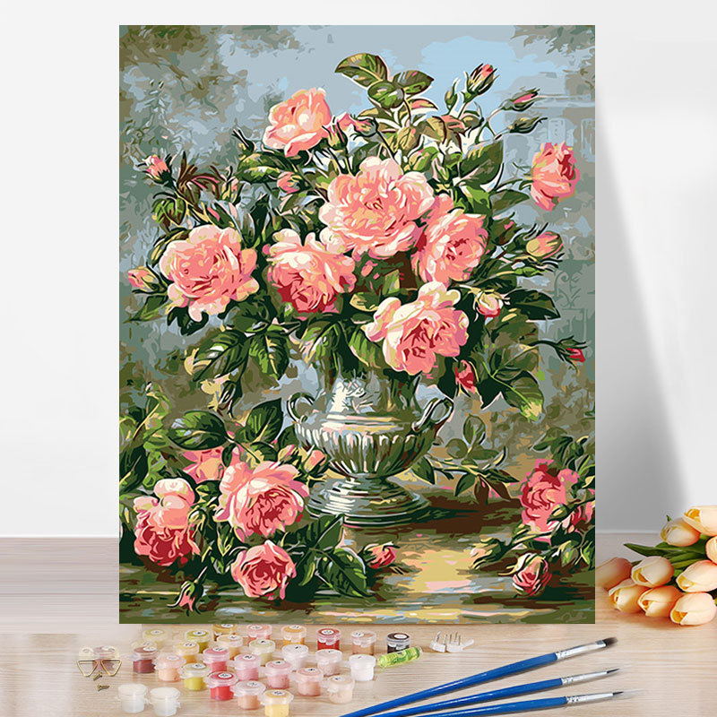 Sunflower butterfly Painting by Number Kits Sunflower butterfly Painting by Number Kits