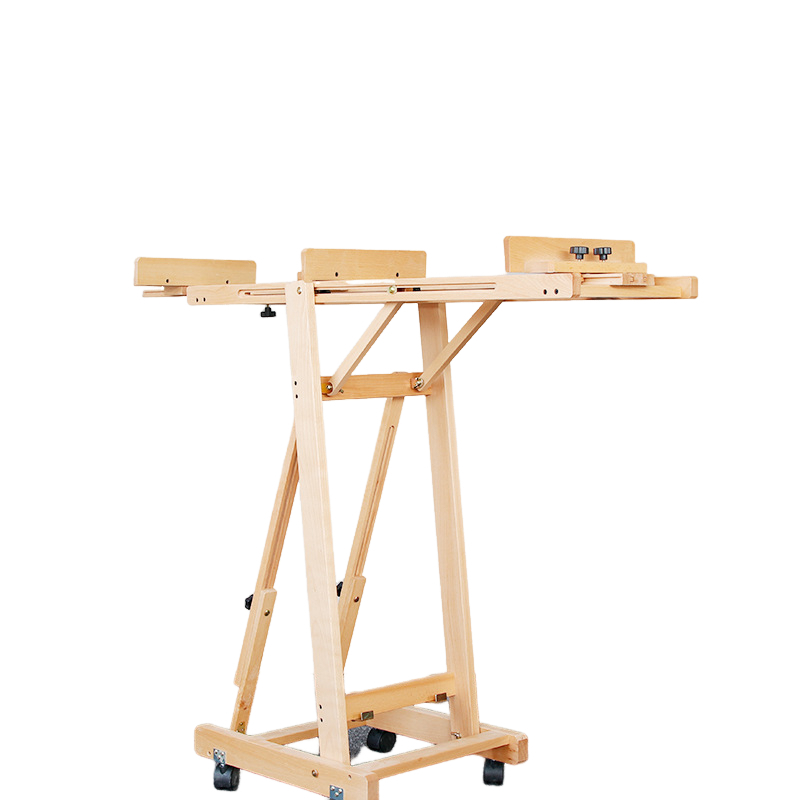 Beech Easel Adjustable Flat-Stand Dual-purpose Folding Easel Makes Your Painting Smoother Beech Easel Adjustable Flat-Stand Dual-purpose Folding Easel Makes Your Painting Smoother