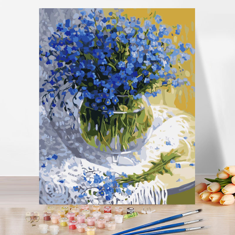 Sunflower butterfly Painting by Number Kits Sunflower butterfly Painting by Number Kits