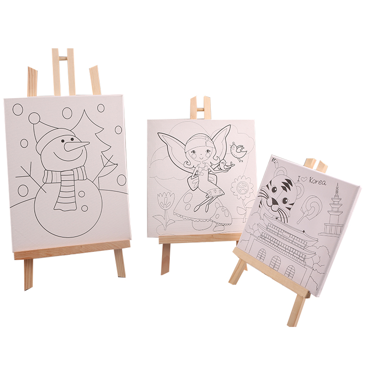 pure cotton 280g pre printed stretched canvas with acrylic paints pure cotton 280g pre printed stretched canvas with acrylic paints