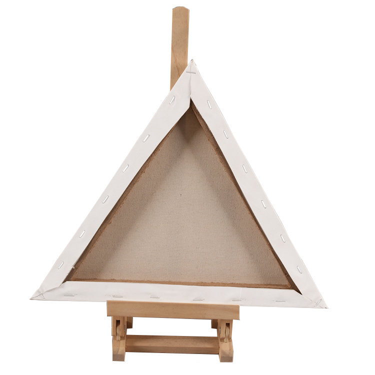 280g poly-cotton Triangular Stretched Canvas with different shape 280g poly-cotton Triangular Stretched Canvas with different shape