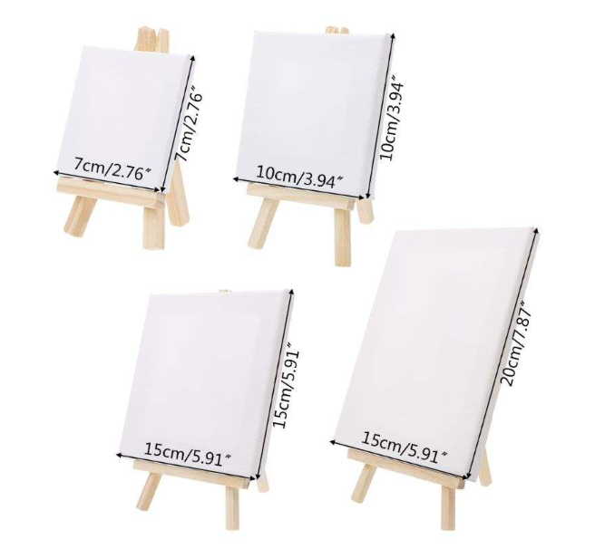 How do you fold and store a tripod easel stand?