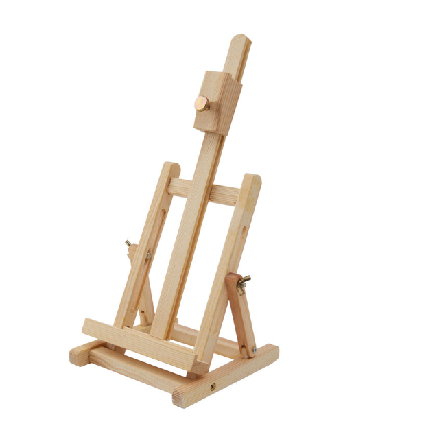 Mini Wooden Portable Foldable Tabletop Easel For Painting