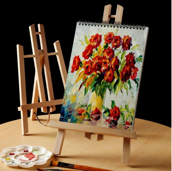 mini easel stand,7*12.5cm small wooden easel