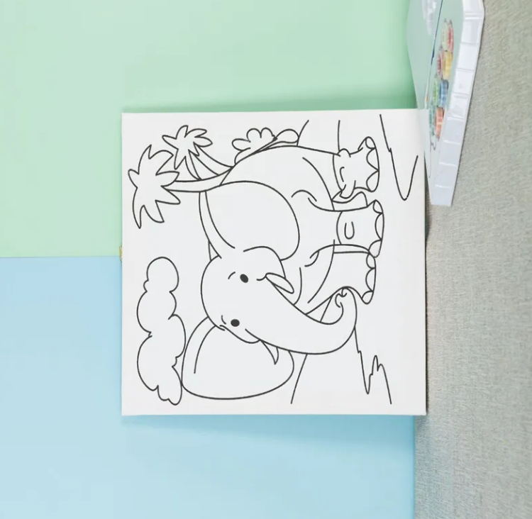 Cotton and Linen Blend DIY Digital Painting Canvas Pre-Print Canvas for Kids Cotton and Linen Blend DIY Digital Painting Canvas Pre-Print Canvas for Kids