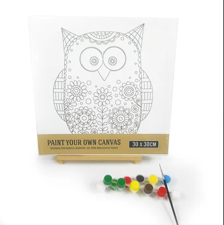 24 X 30cm Mini Canvas for Painting for Kids