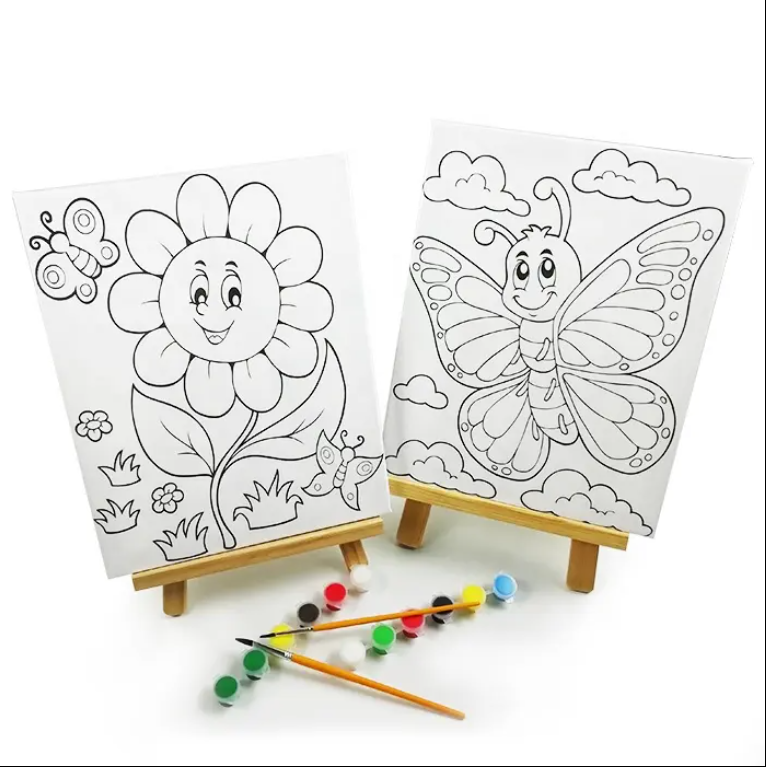 24 X 30cm Mini Canvas for Painting for Kids 24 X 30cm Mini Canvas for Painting for Kids