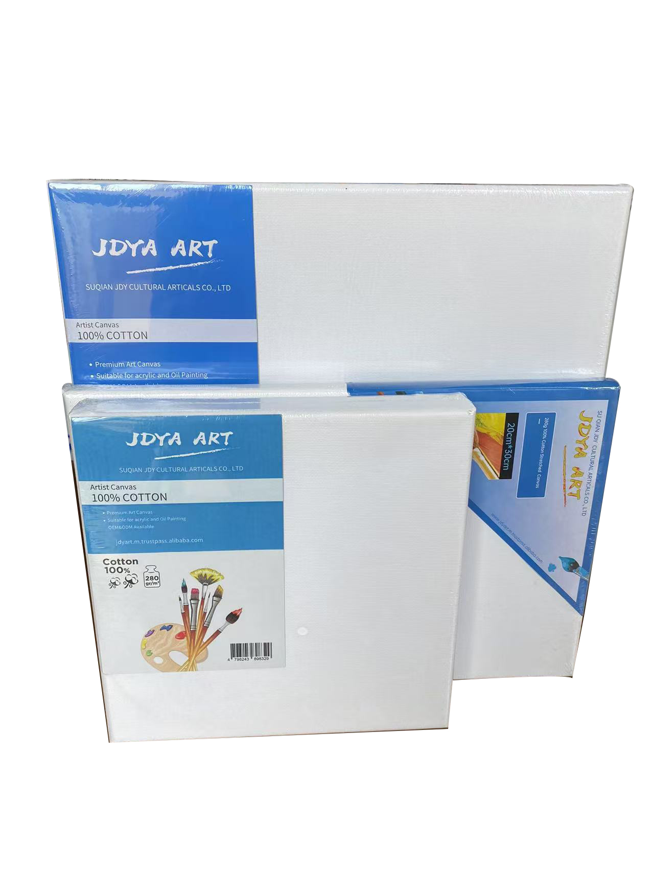 Blank Stretched Canvas for Painting 100% Cotton Art Printing for Oil Paint Acrylics Blank Stretched Canvas for Painting 100% Cotton Art Printing for Oil Paint Acrylics